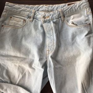 Light blue 100% Cotton jean shorts